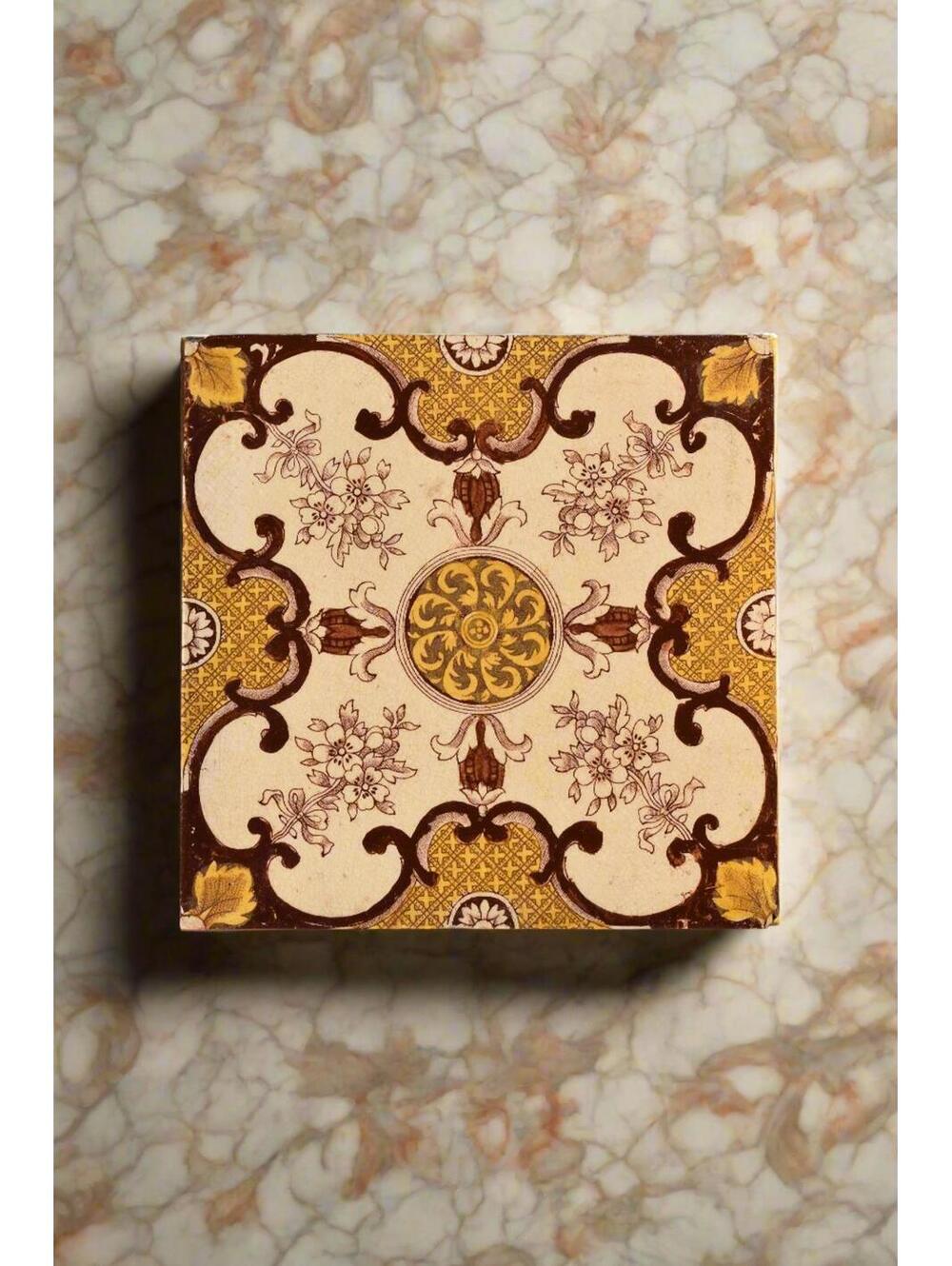 Minton Victorian Transfer-Printed Tile